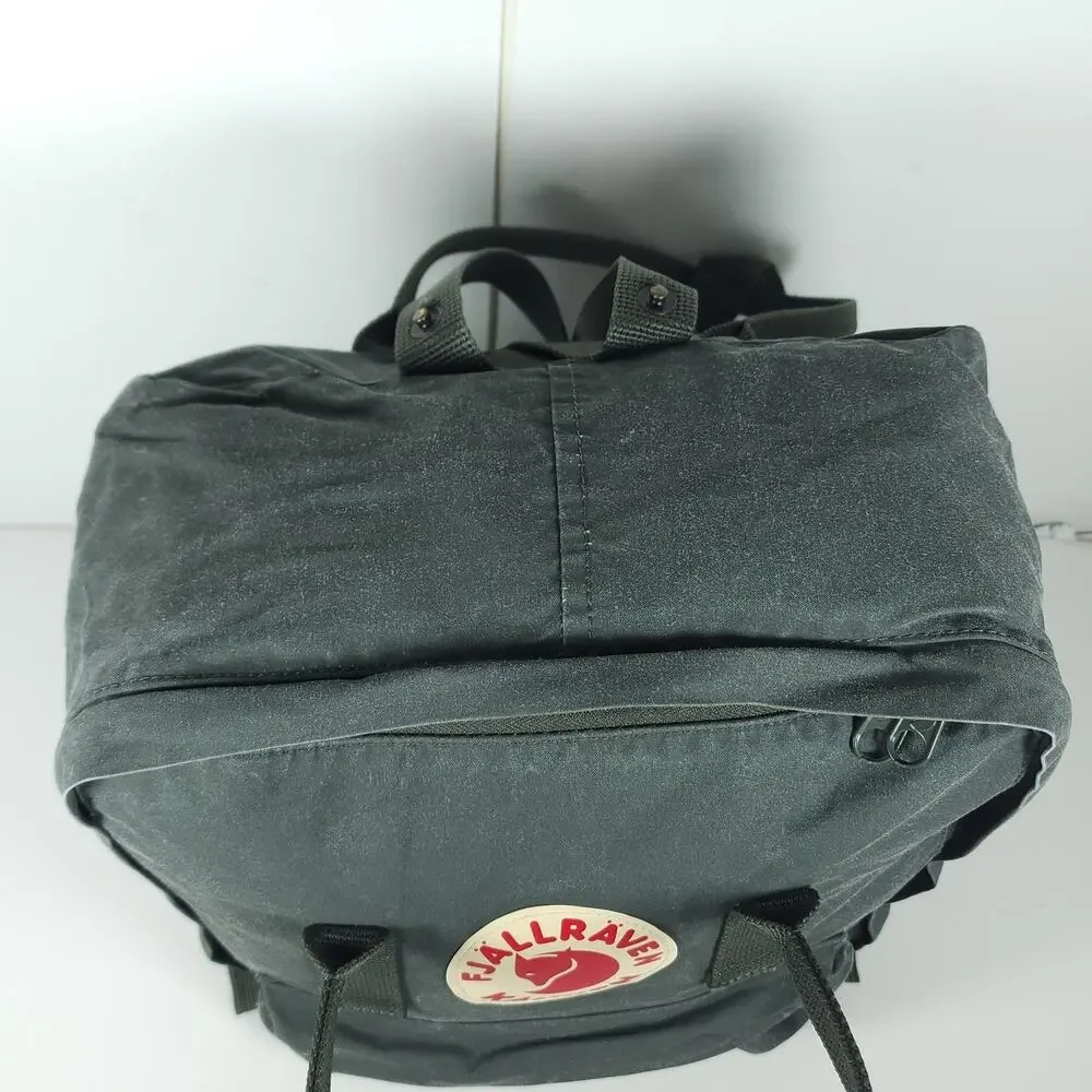 Fjallraven Kanken 23510 Medium Gray Nylon Swedish Daypack Backpack